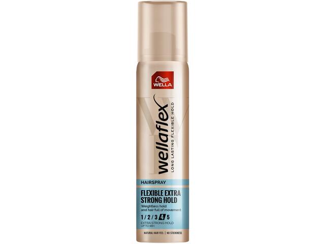 Fixativ pentru par Wellaflex Flexible cu fixare extra puternica, Fixare: 4/5, 75 ML