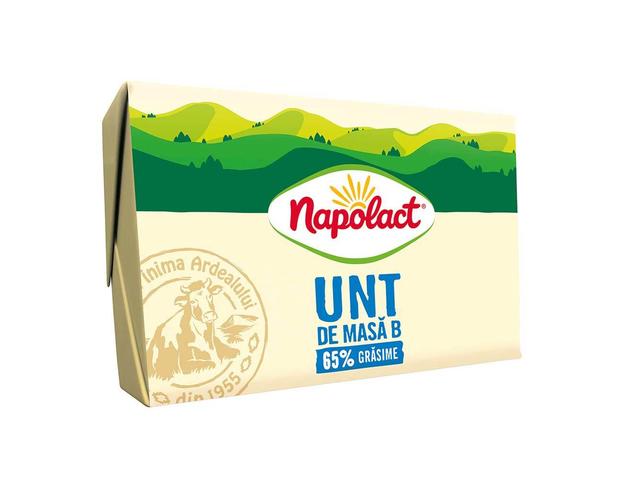 Unt de masa Napolact, 65% grasime, 200 g