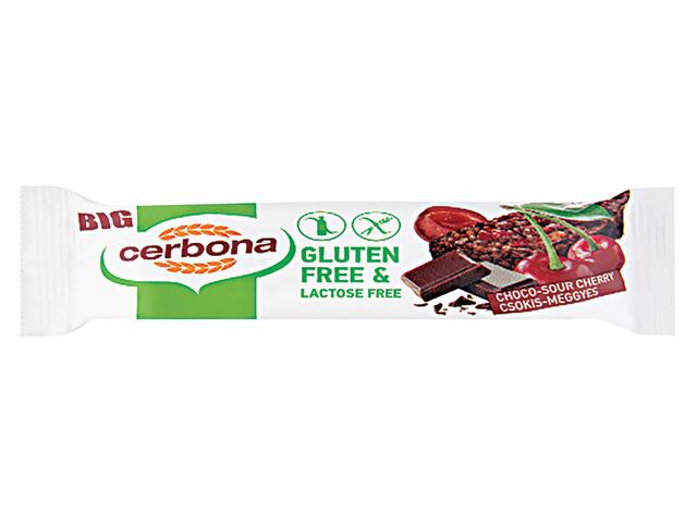 Cerbona Baton musli ciocolata fara gluten 35 g