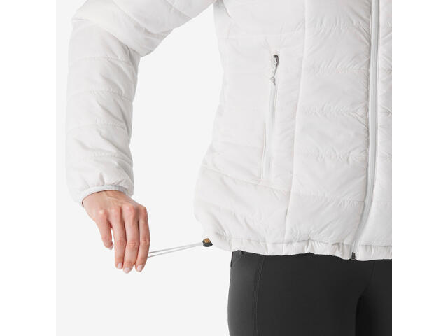 Geacă cu umplutură de vatelină Trekking MT100 -5°C material nevopsit Damă - XS