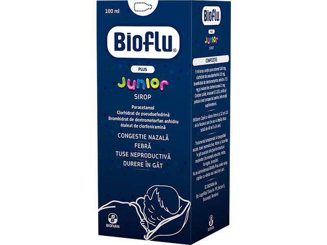 BIOFLU PLUS JUNIOR SIROP 100ML