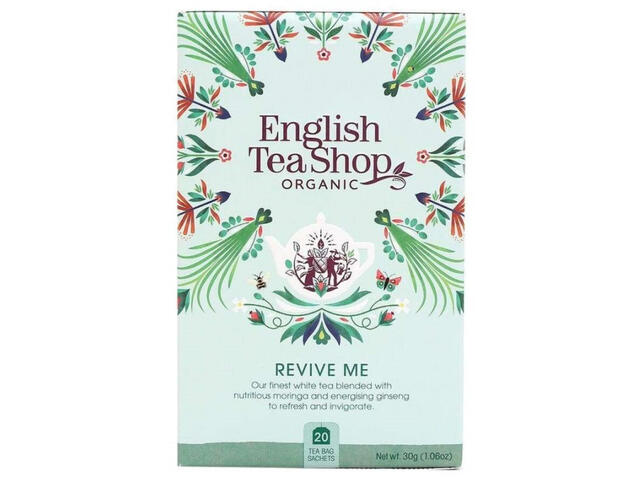 English Tea Shop, Ceai BIO, ayurvedic/wellness, Revive Me, 30g, plicuri