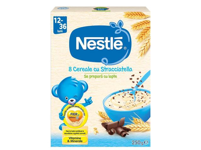 8 cereale cu stracciatella Nestle 250g