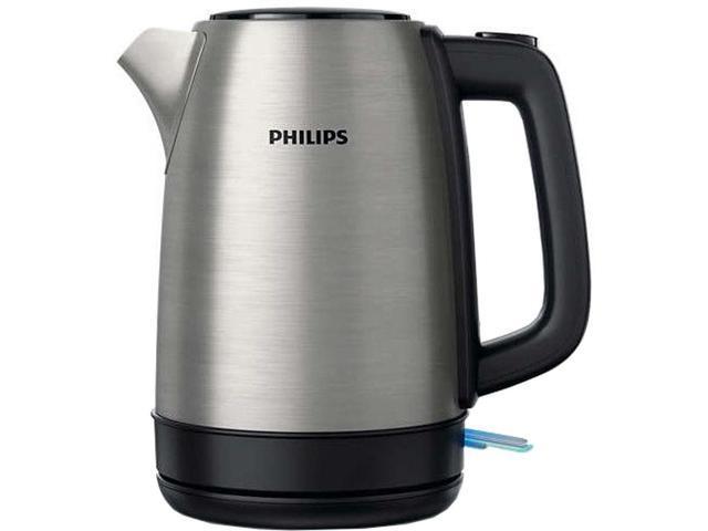 Fierbator de apa Philips HD9350/91, 2200 W, 1.7 L, capac metalic, led indicator, Inox