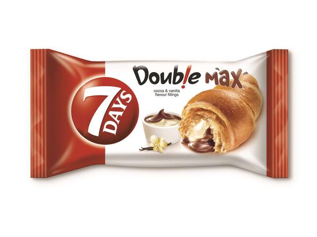 7 Days Double croissant cu umplutura de cacao si aroma de vanilie 80 g