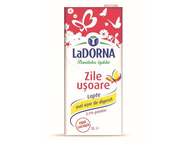 Lapte zile usoare fara lactoza, 3.5% grasime, LaDorna 1 l