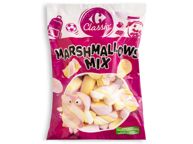 Marshmallows mix Carrefour vanilie 250g