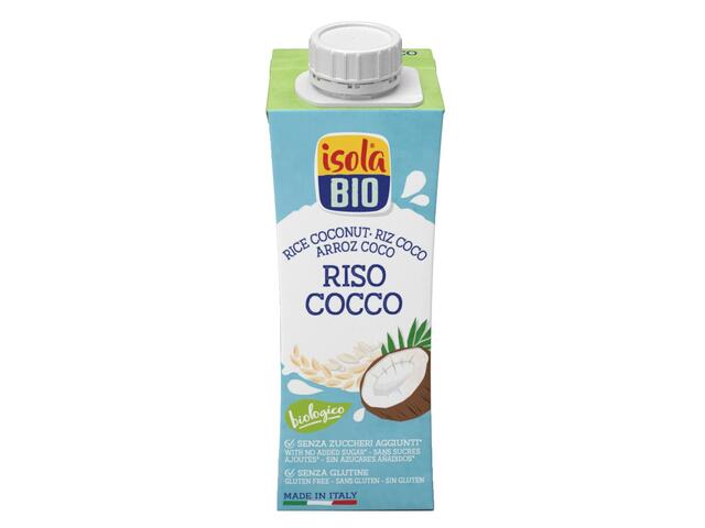 Bautura Eco din orez si cocos fara gluten 250 ML Isola Bio