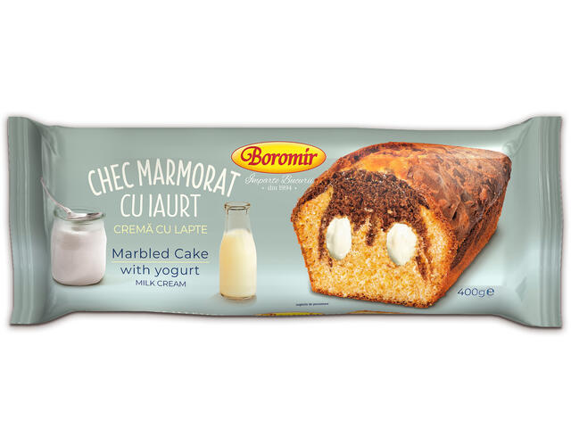 Boromir Chec marmorat crema lapte 400 g