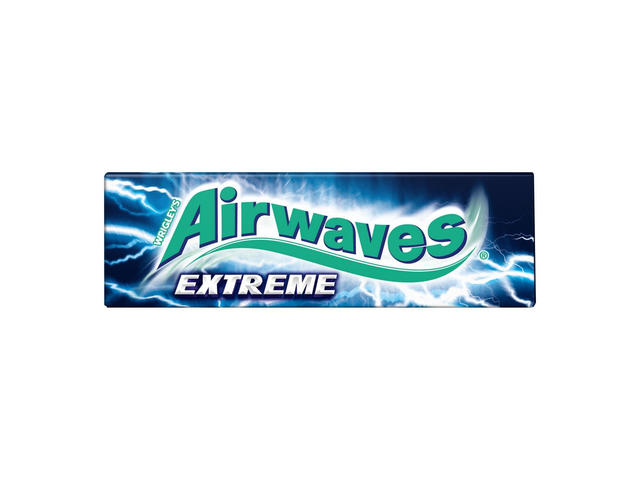 Guma de mestecat cu arome de menta si eucalipt Airwaves Extreme, 10 bucati, 14 g