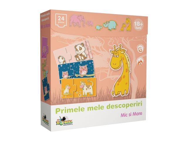 Cartonase educative "Primele mele descoperiri" 24 piese, +18 luni Noriel