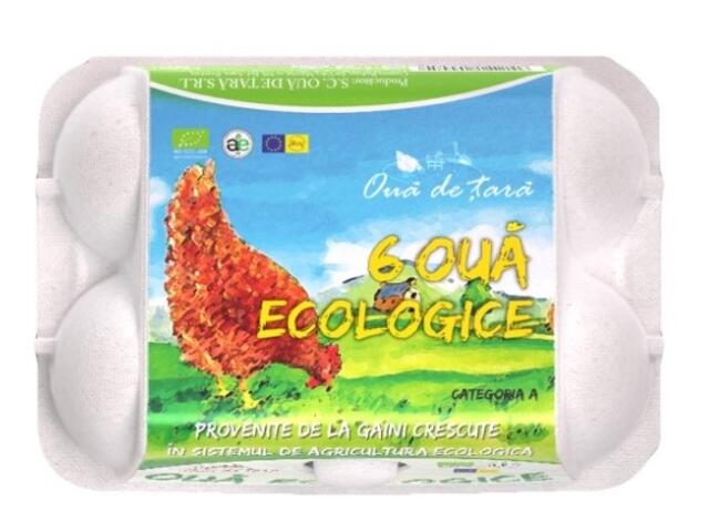 Oua de tara ecologice 6 bucati