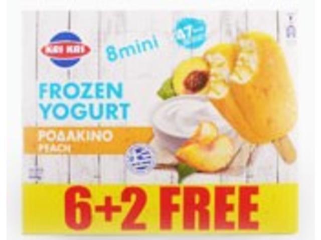 Inghetata Frozen Yogurt Cu Piersici, Kri Kri, 8X45Ml