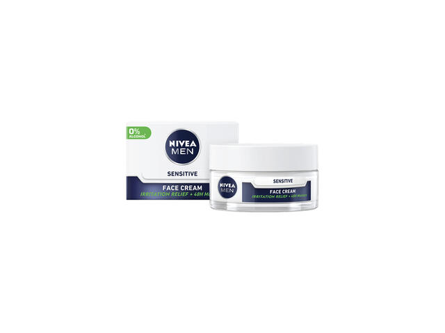 Crema de fata Nivea Men Sensitive, 50 ML