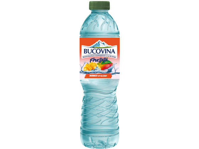 Apa fructata cu aroma de mango Bucovina, 1.5 l
