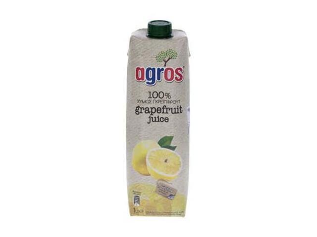 Agros suc natural de grapefruit 100% 1L