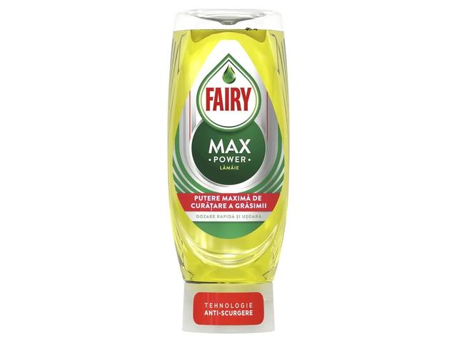 Detergent de vase Fairy Max Powerlemon 450 ML