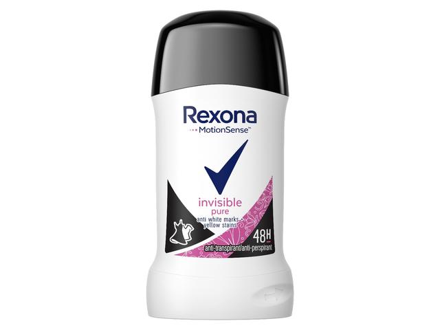 Deodorant Stick Rexona Invisible Pure 40 Ml