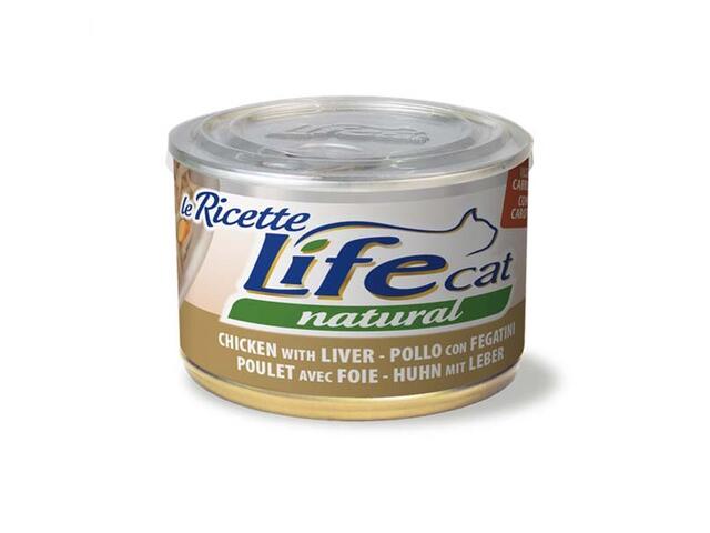 Conserva Life Pisici Ricette Pui, Ficat Si Morcovi 150 G