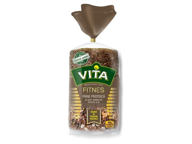 Paine Fitnes cu nuci si seminte de dovleac 400g Vita