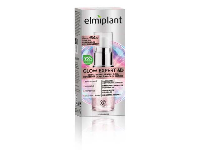 Elmiplant Glow Expert 4D Ser Cu Perle, Pentru Ochi, Impotriva Cearcanelor Si Antirid