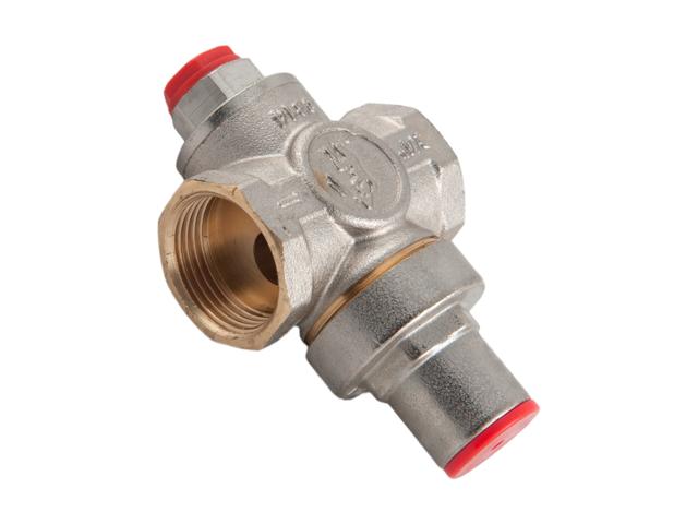 Reductor de presiune , alama, nichel, 3/4 inch