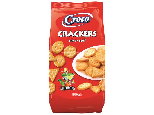 Croco crackers cu sare 800 g