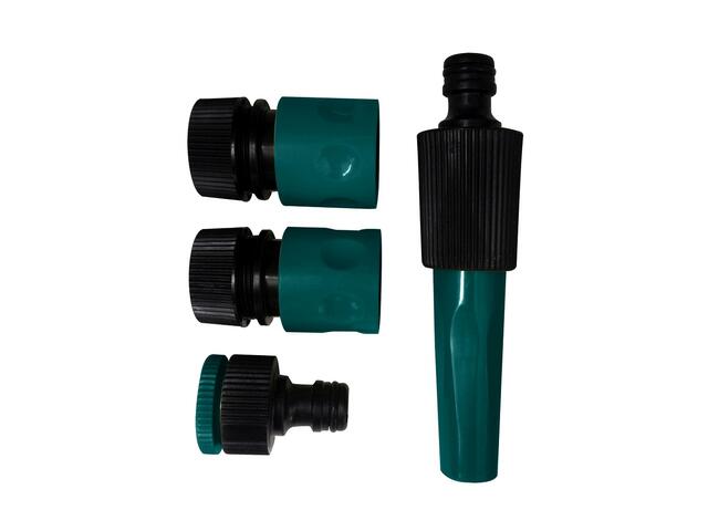 Set 4 accesorii stropit, Verde/Negru