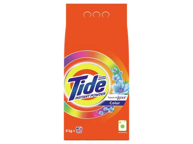 Detergent automat pudra Tide Touch of Lenor 8 kg, 80 spalari