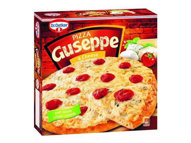 Pizza quattroformaggi congelata 335 g Guseppe