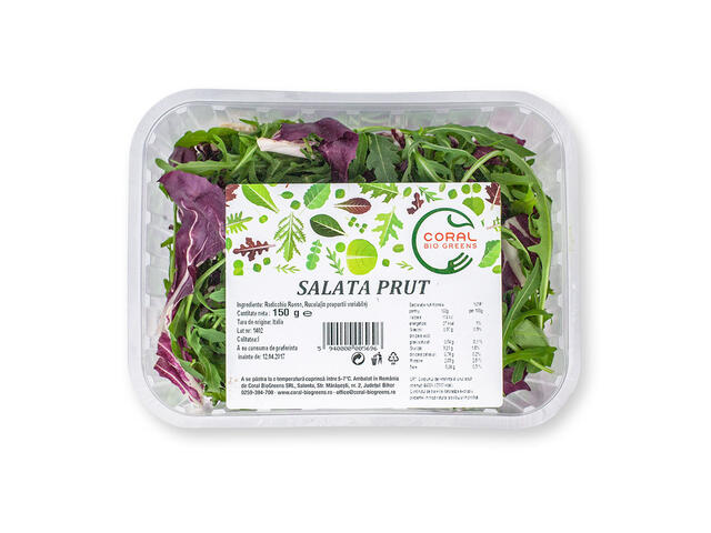 Salata Prut Coral Biogreens, 150g
