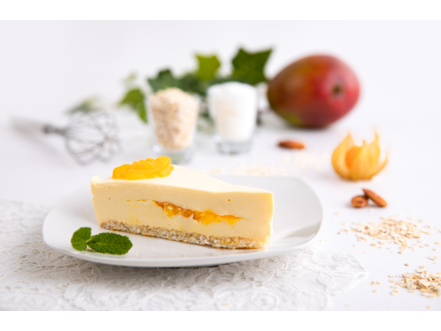 Felie Tort Cheesecake cu mango 120g