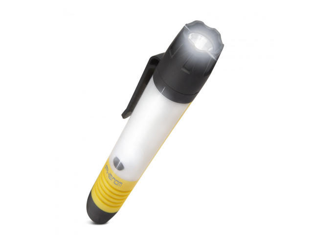 Lanterna lucru cu clema COB-LED Phenom, 150 lm, 3 baterii AAA, Multicolor