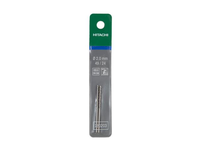 Burghiu Hikoki HSS-G, mandrina standard, pentru metal, 2 mm