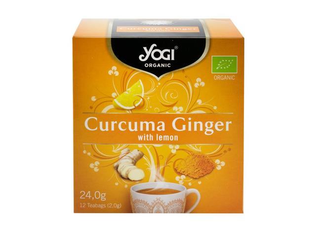 Ceai Curcuma&Ghimbir Bio 12X2G Yogi