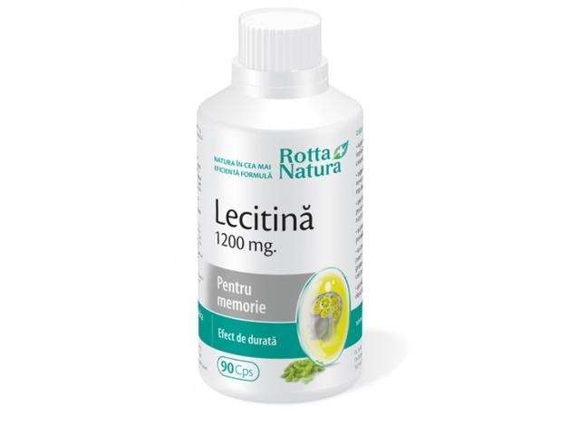 Lecitina 1200mg 90cps - ROTTA NATURA