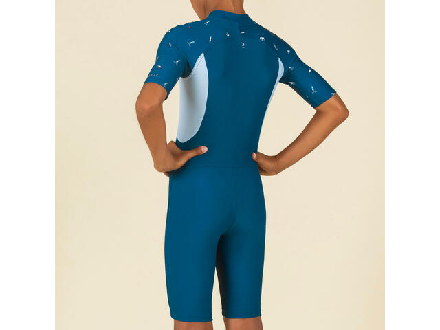 COSTUM ÎNOT SHORTY 100 Mâneci scurte Bleumarin/Albastru BĂIEȚI - 141-150cm10-11A