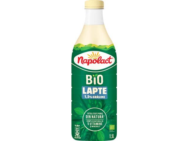 Lapte Eco 1.5% grasime 1.5l Napolact Bio