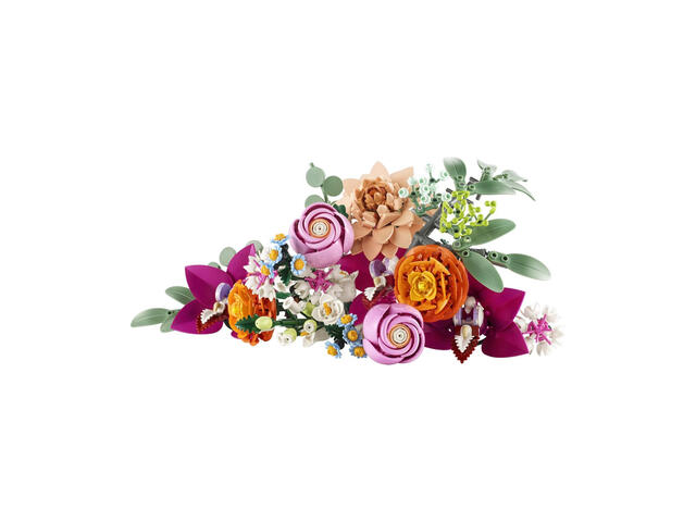 LEGO Botanicals - Frumos buchet de flori roz 10342, 749 piese