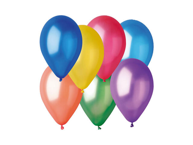 Set 50 de baloane din latex sidefate