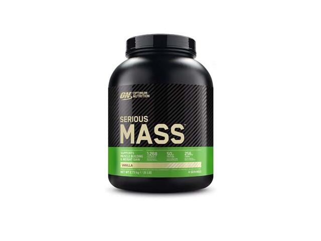 Optimum Nutrition Gainer Proteine Zer Si Carbohidrati Serious Mass, Aroma Vanilie 2.73 Kg