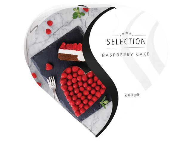 Selection Tort inima cu zmeura 600 g
