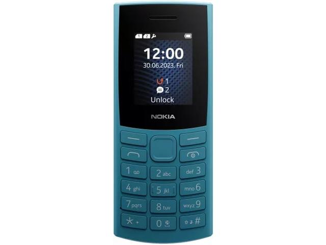 Telefon mobil Nokia 105, 2023, Dual SIM, Cyan
