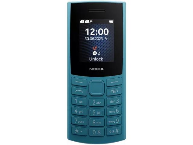 Telefon Mobil Nokia 105, 2023, Dual Sim, Cyan