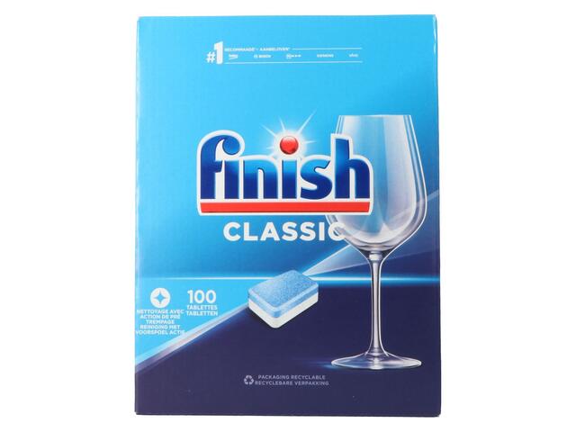 Tablete pentru masina de spalat vase, Finish Classic,100 buc