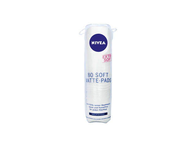 Dischete Demachiante Nivea, 80 Buc.