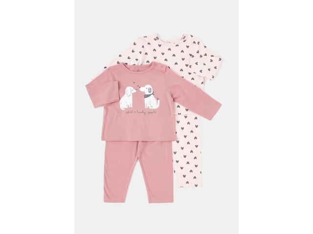 Set 2 pijamale TEX bebe 6/36 luni