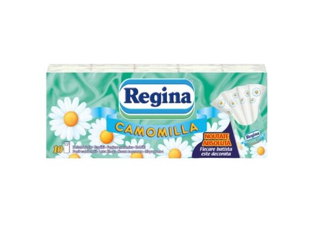 Batiste nazale Camomilla 4 straturi 10 pachete Regina