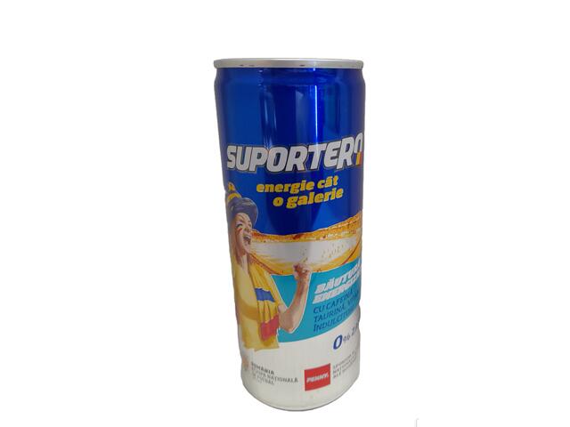 SuporteRO 0% Zahar Bautura energizanta carbogazoasa cu cafeina, taurina 250 ml