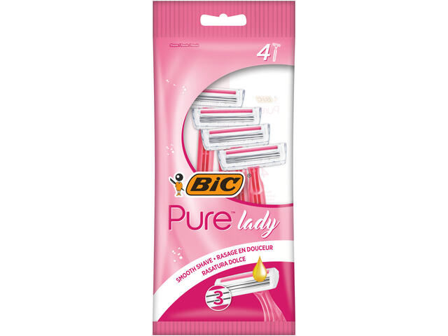 Aparat ras (3 lame) BIC Pure3 Roz P4